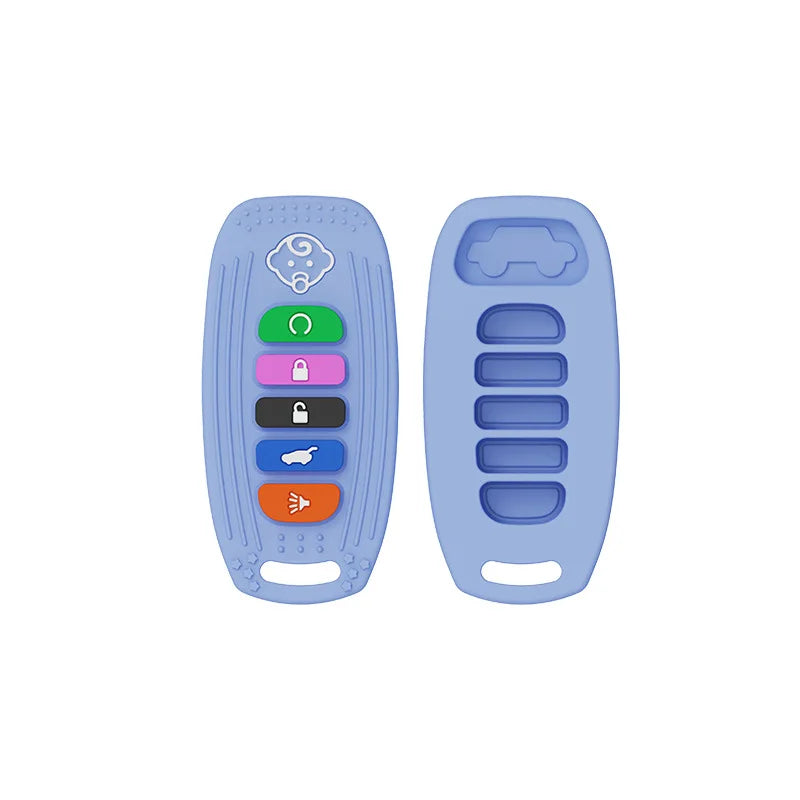 Silicone Baby Teething Toys BPA Free TV Remote Control Shape Teething Toys Chew Relief Soothe Babies Gums for Babies Toddlers