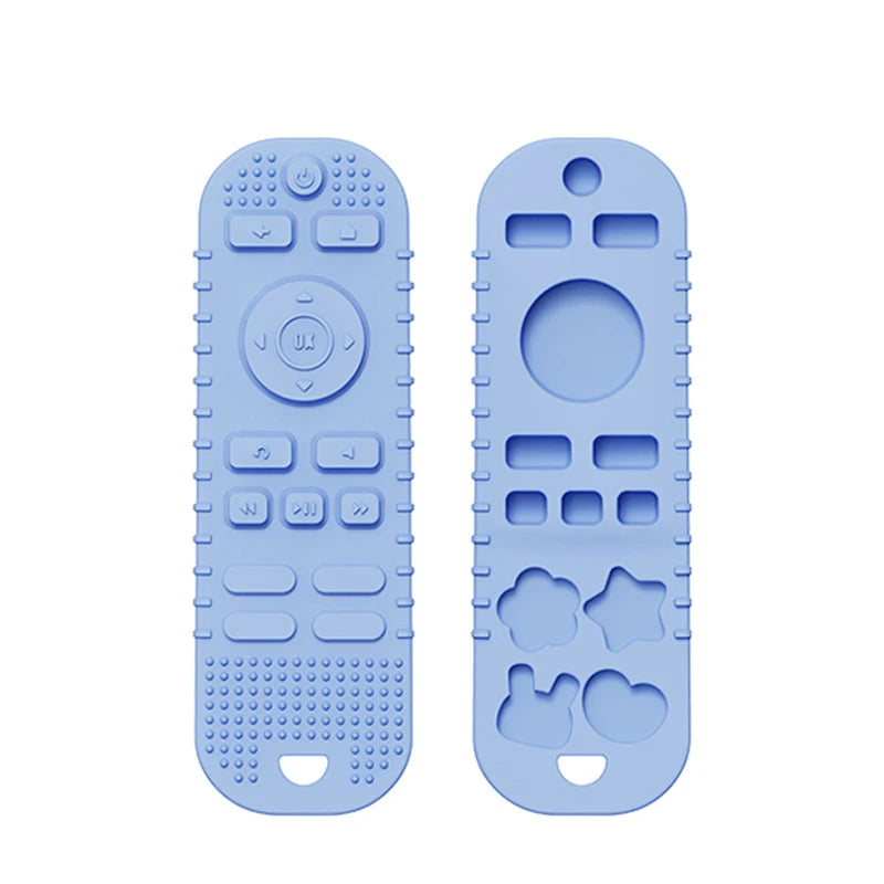 Silicone Baby Teething Toys BPA Free TV Remote Control Shape Teething Toys Chew Relief Soothe Babies Gums for Babies Toddlers
