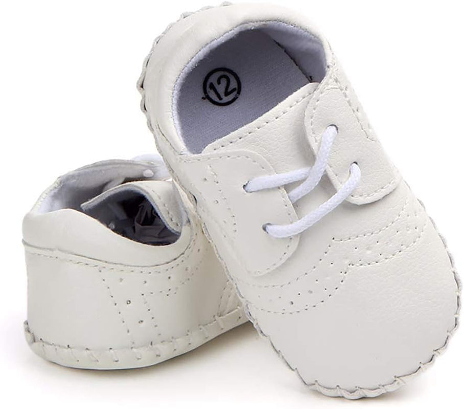 Baby Girls Boys Shoes Newborn Oxford Loafers Adorable Infant Toddler Crib Shoes Prewalker PU Sneakers