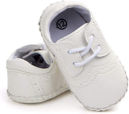 Baby Girls Boys Shoes Newborn Oxford Loafers Adorable Infant Toddler Crib Shoes Prewalker PU Sneakers