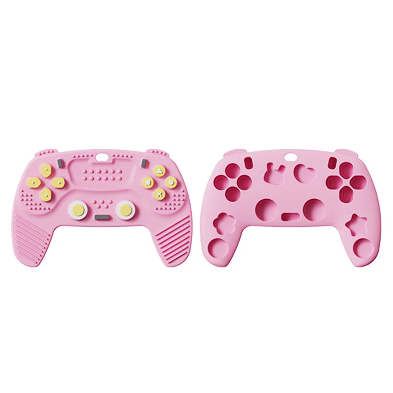 Silicone Baby Teething Toys BPA Free TV Remote Control Shape Teething Toys Chew Relief Soothe Babies Gums for Babies Toddlers