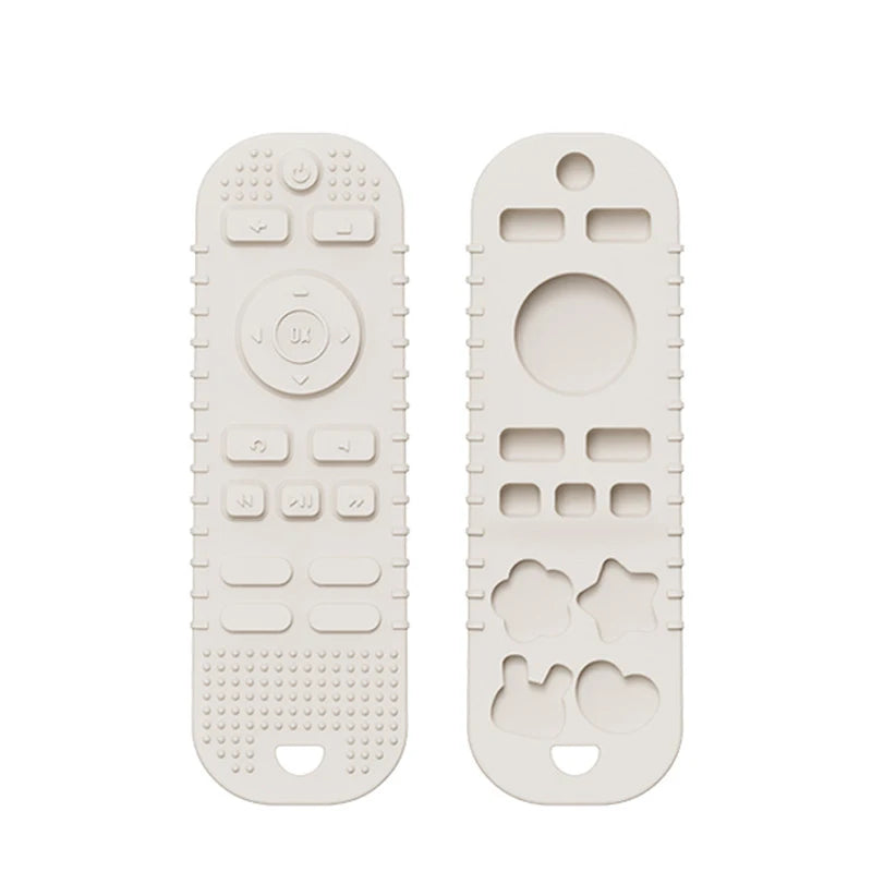 Silicone Baby Teething Toys BPA Free TV Remote Control Shape Teething Toys Chew Relief Soothe Babies Gums for Babies Toddlers
